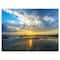 Designart - Beautiful Sunrise and Seashore - Large Seashore Canvas Wall Art